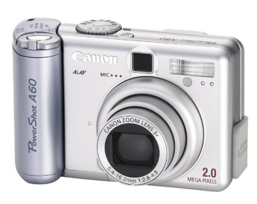 Canon PowerShot A60 2MP Digital Camera with 3x Optical Zoom N3