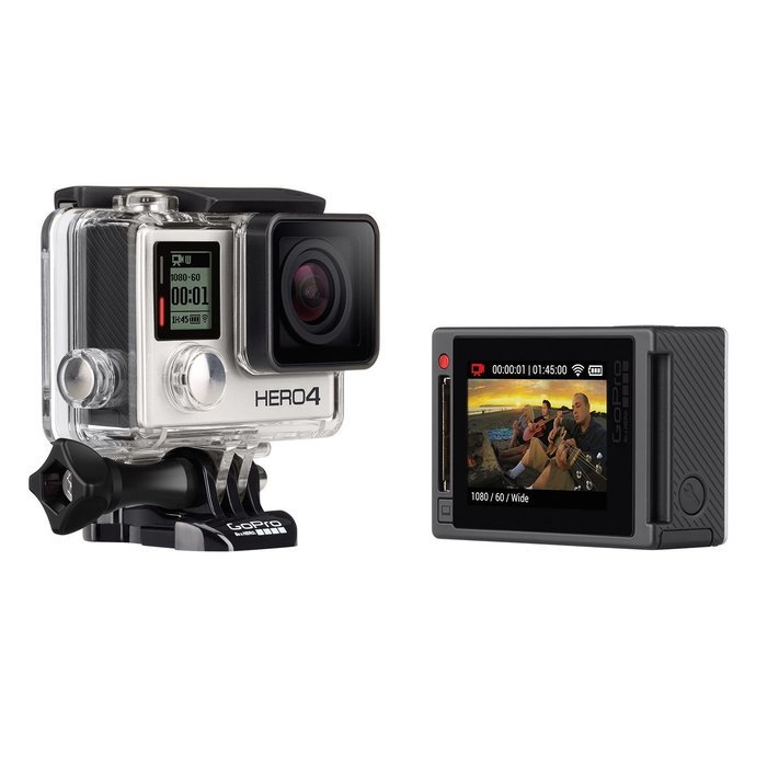 GoPro HERO 4 Silver Edition 12MP Waterproof Sports & Action Camera Bundle with 2 Batteries, Dual Battery Charger... N5