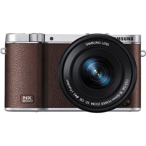 Samsung NX3000 Mirrorless Digital Camera with 16-50mm Lens (White) - International Version (No Warranty) N2