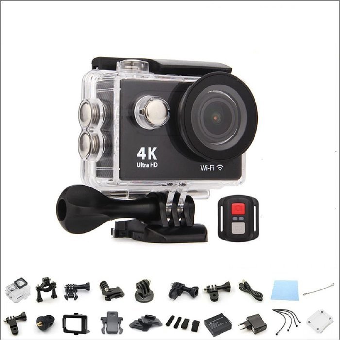 MARVUE MA90 4K WIFI Sports Action Camera FULL HD 1080P 60fps 16MP Waterproof Digital Video Recorder (SILVER) N12