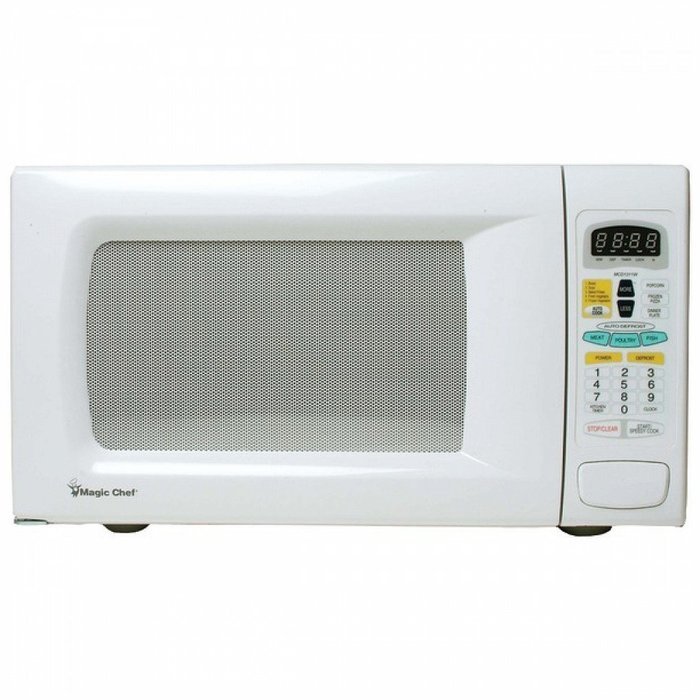 MAGIC CHEF MCD1311W 1.3 Cubi-f, 1,100-Wa Miowave wih Digia Touh (Whie)