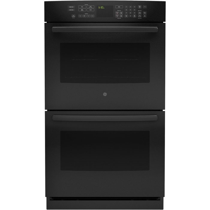 GE PT7550DFBB Profile 30" Black Electric Double Wall Oven - Convection