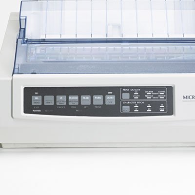 Oki 62411901 - Microline 390 24-Pin Dot Matrix Turbo Printer-OKI62411901