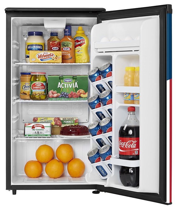 Danby Designer DAR026A1BDD Compact All Refrigerator, 2.6-Cubic Feet, Black N49