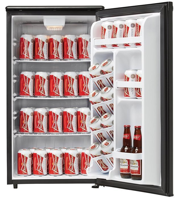 Danby Designer DAR026A1BDD Compact All Refrigerator, 2.6-Cubic Feet, Black N50