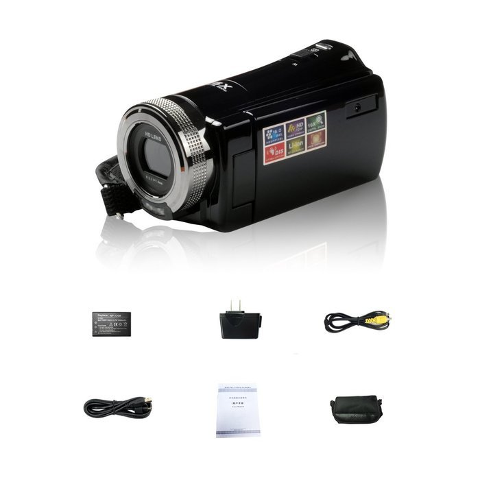 ORDRO 16Mp DV with 16x digital zoom and 2.7 inCH Rotation LCD DV-108 N2