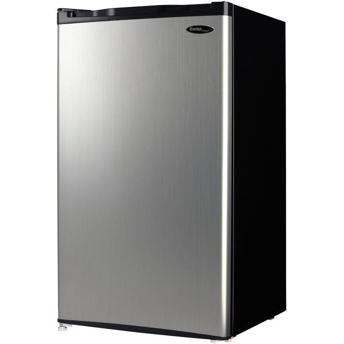 Danby Designer DAR026A1BDD Compact All Refrigerator, 2.6-Cubic Feet, Black N54