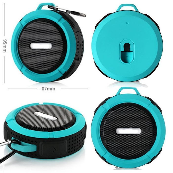 OUTDOOR Waterproof Bluetooth Speaker Shockproof, Built-in Control Buttons, Speakerphone, Powerful Suction Cup/... N9