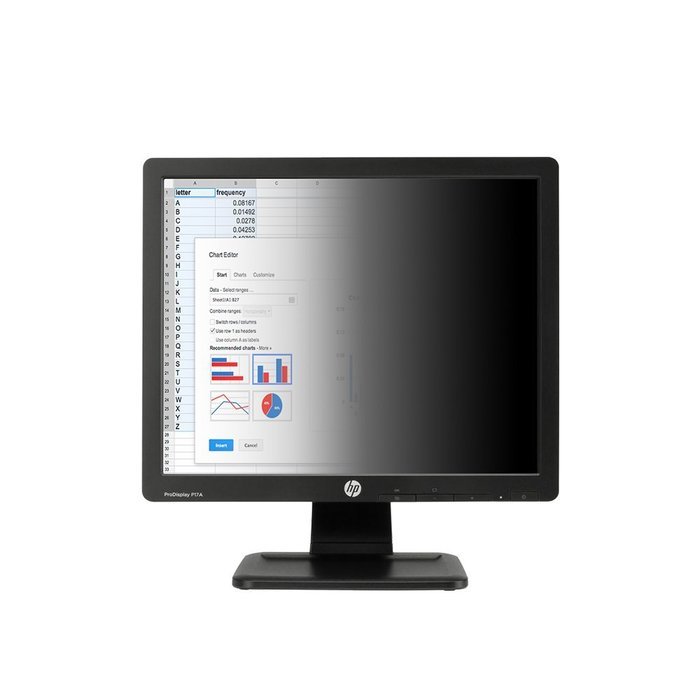 Privacyview PVH11710 17-Inch LED Monitor Integrated 3M Privacy Filter- 5:4 Aspect Ratio HP... N3