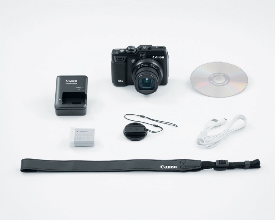 Canon PowerShot G1 X 14.3 MP CMOS Digital Camera N2