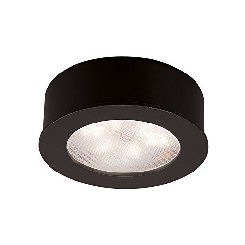 WAC Lighting HR-LED87-BK LED Round Button Lights 3000K by WAC Lighting