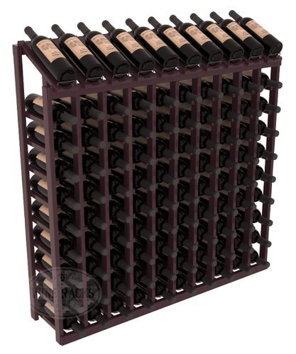 Wine Racks America&reg; Redwood 10 Column 10 Row Display Top Kit. 13 Stains to Choose From! N15