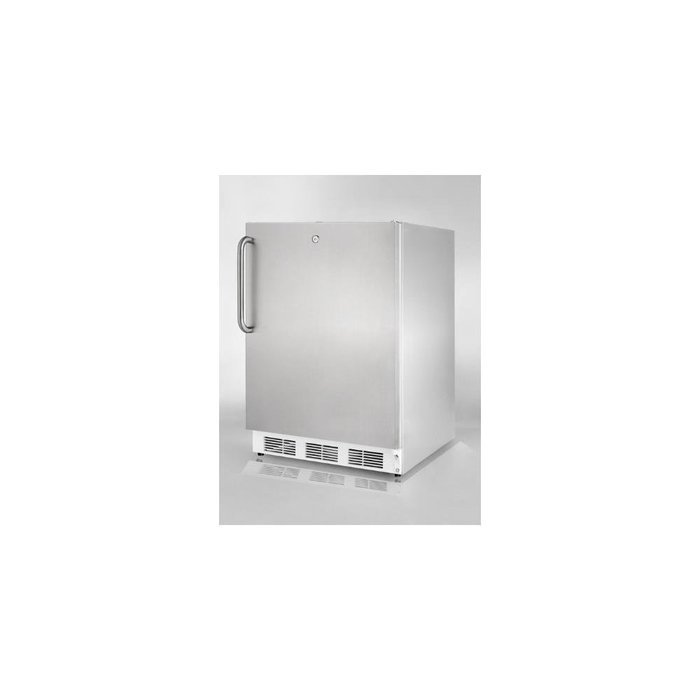 Summit FF6LCSSADA 24" Built In Undercounter Refrigerator with Auto Defrost, Front Lock and ADA