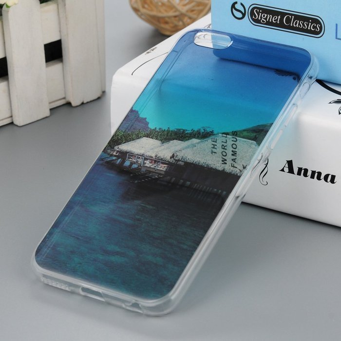 Badalink iPhone 6S Case,iPhone 6 Case (4.7") Soft TPU Shockproof Rubber Skin Gel Fancy Scenery Series Bumper Slim... N26