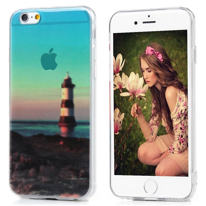 Badalink iPhone 6S Case,iPhone 6 Case (4.7") Soft TPU Shockproof Rubber Skin Gel Fancy Scenery Series Bumper Slim... N27