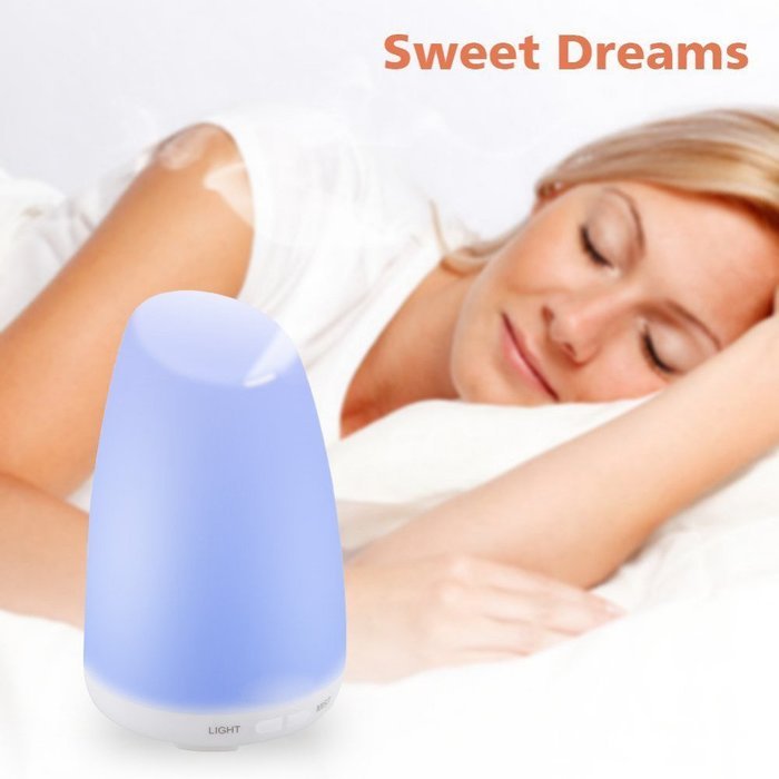 Essential Oil Diffuser, Eonfine 100ml Aromatherapy Oil Diffuser Ultrasonic Mist Air Humidifier with 7 Color Changing... N11