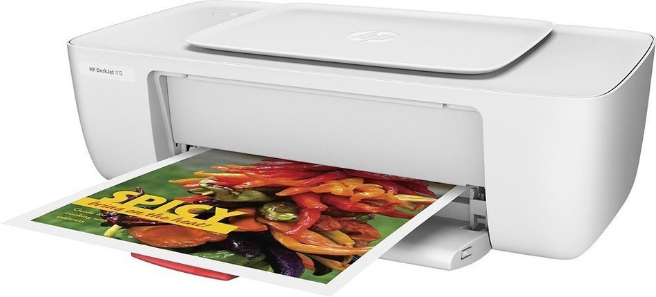 HP - DeskJet 1112 Printer - White N2
