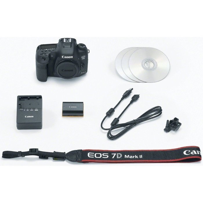 Canon EOS 7D Mark II 20.2MP HD 1080p DSLR Camera Body Only (Certified Refurbished) N5