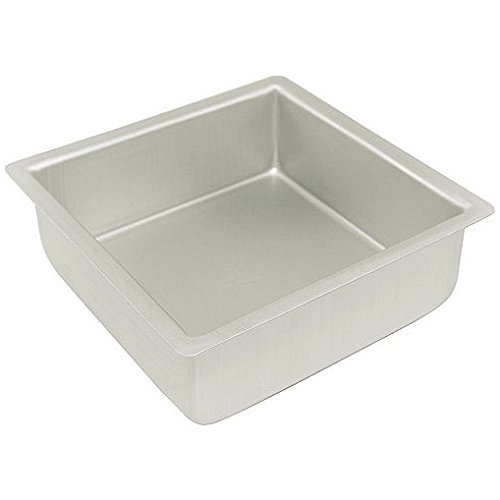 Fat Daddio's Square Cake Pan Solid Bottom 10"x2"