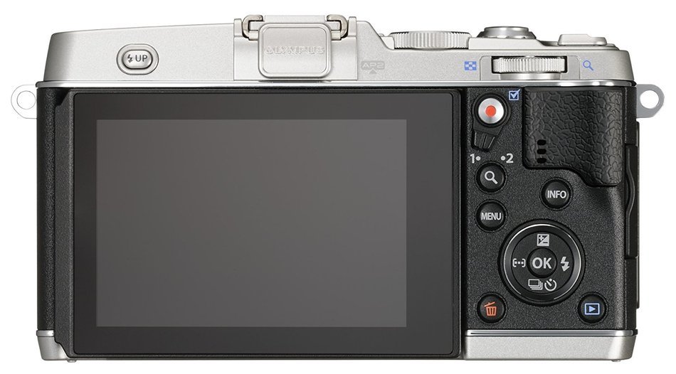 OLYMPUS Micro Four Thirds PEN E-P5 Silver E-P5 BODY SLV - International Version (No Warranty) N4