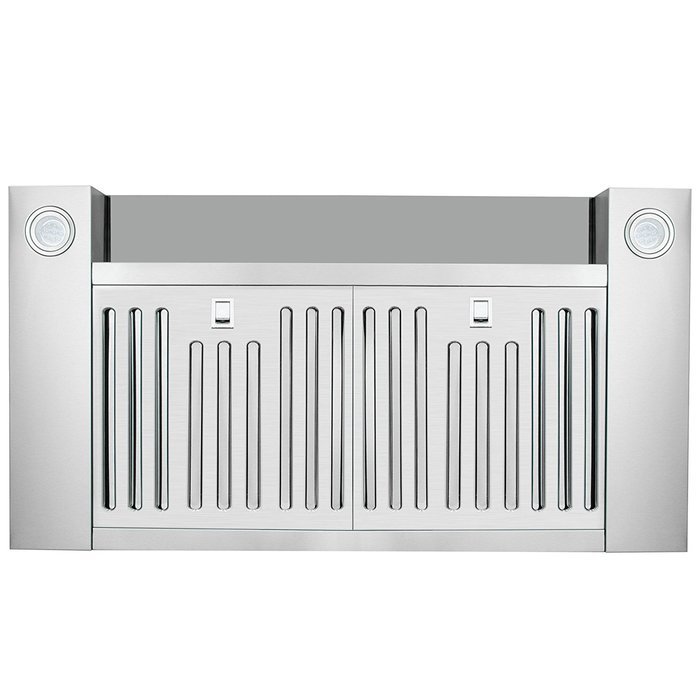 Golden Vantage 30" Stainless Steel Wall Mount Touch Screen Display LED Light Lamp Baffle Filter Convertible Cooking... N8