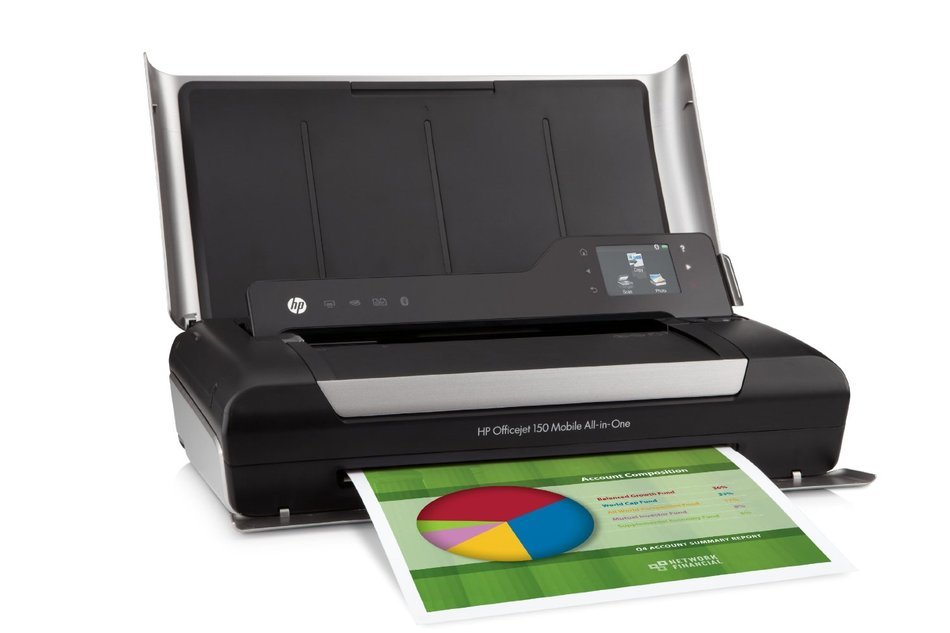HP OJ 150 Mobile Wireless Color Printer with Copier