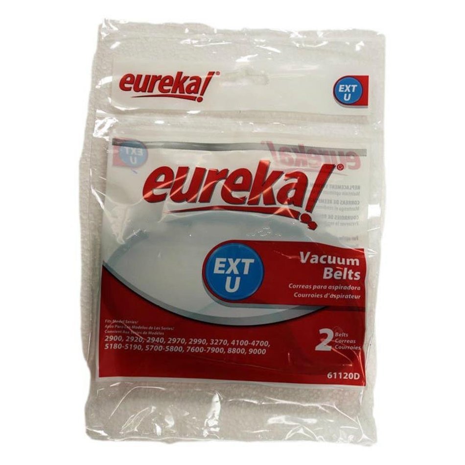 Vacuum Parts & Accessories Genuine Eureka Style EXT U Vacuum Belts 2 Belts # 61120G/61120D