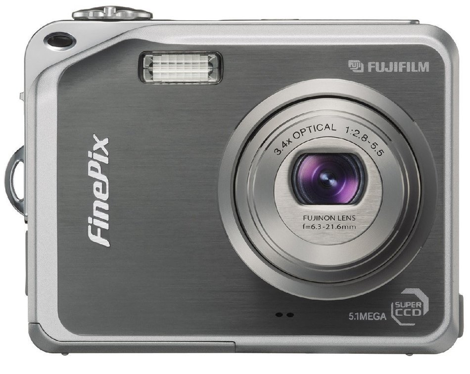 Fujifilm Finepix V10 5.1MP Digital Camera with 3.4x Optical Zoom (Orange)