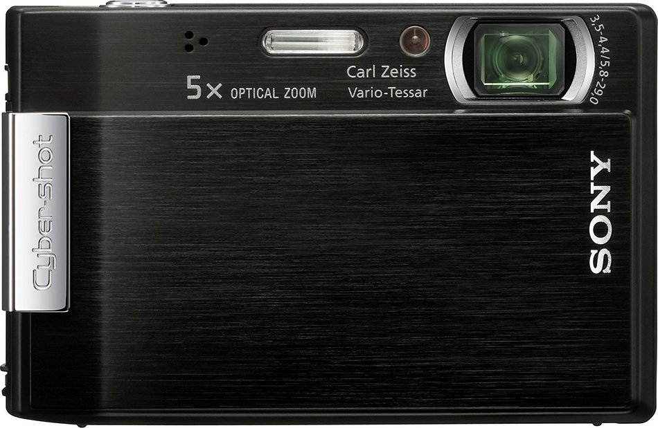 Sony Cybershot DSC-T100 8MP Digital Camera with 5x Optical Zoom and Super Steady Shot (Red) N17