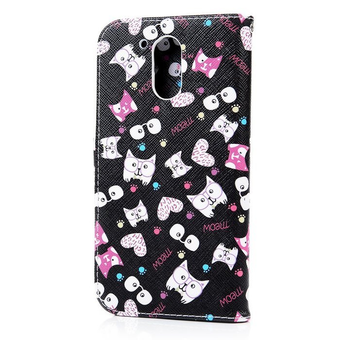 MOTO G4 Case,Motorola MOTO G4 Case - Wallet Flip Stand Case PU Leather Case with Shockproof TPU Inner Bumper Colorful... N37