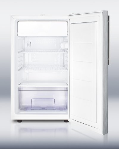Summit CM411LSSHVADA 20" Medically Approved & ADA Compliant Compact Refrigerator with 4.1 cu. ft. Capacity Professional... N4