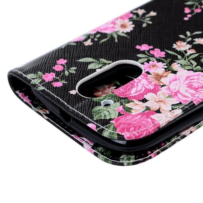 MOTO G4 Case,Motorola MOTO G4 Case - Wallet Flip Stand Case PU Leather Case with Shockproof TPU Inner Bumper Colorful... N43