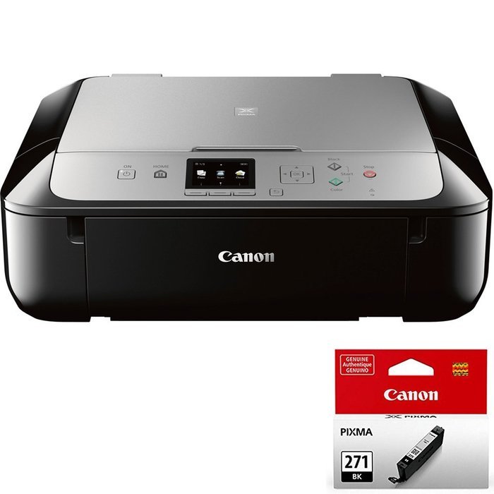 Canon PIXMA MG5721 Wireless Inkjet All-In-One Printer w/ CLI-271 Black Ink Bundle includes MG5721 Printer and... N3