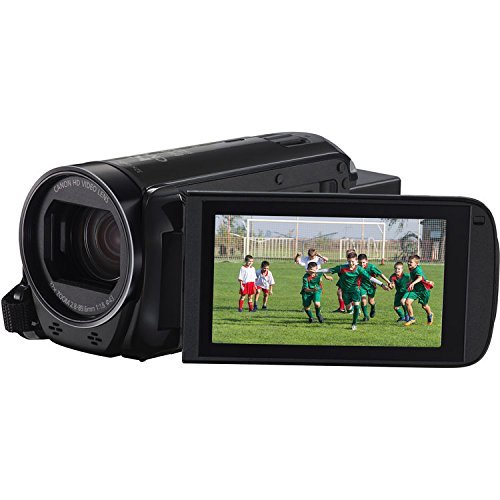 Canon VIXIA HF R72 Full HD Camcorder Ultimate Bundle, includes: 64GB SDXC Memory Card, LED Light, Tripod, Spare... N6