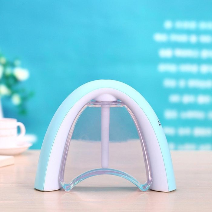Oksale Rainbow LED USB Charging Home Office Humidifier Aroma Air Mist Diffuser Purifier Atomizer (Blue) N5