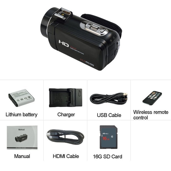 TekBow Z20 Max.24MP WiFi Video Camera Camcorder with 16x Digital Zoom Digital 1080P Full HD 3.0'' LCD Touch Screen... N4