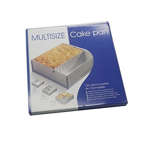 Yinyol 12 x 4" Deep Multisize Cake Pan Could Make 4 Different Size Cake