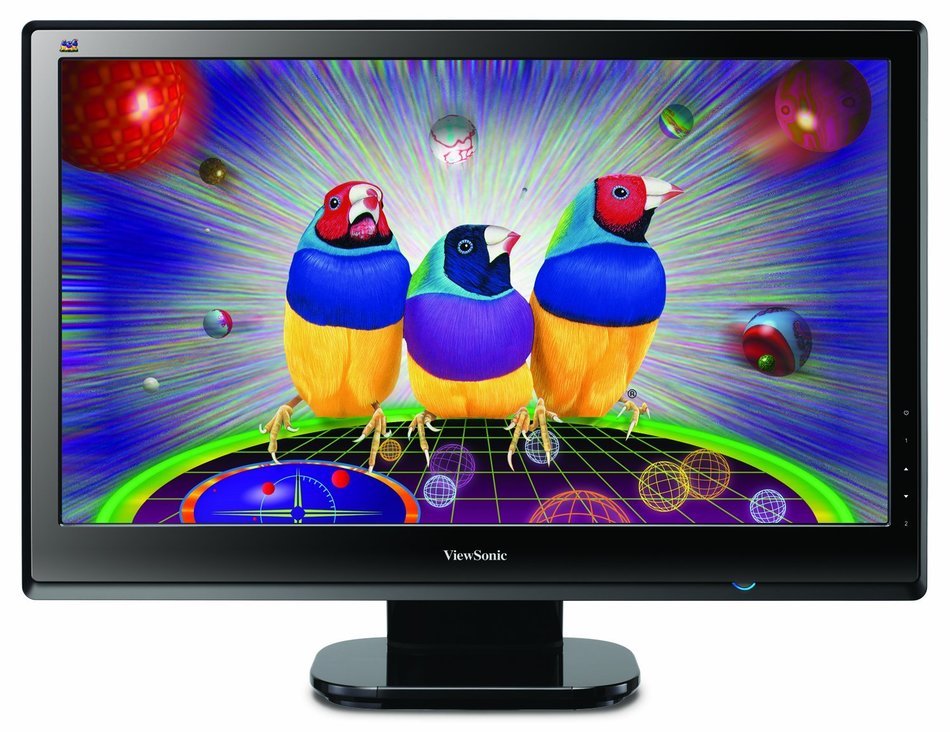 Viewsonic VX2453MH-LED 24-Inch Ultra-thin Widescreen LED Monitor - Black N16