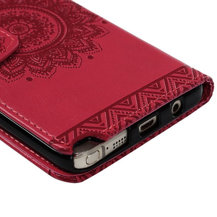 Note 5 Case,Samsung Galaxy Note 5 Case - Wallet Slim Fit Folio Stand 3D Basso-relievo PU Leather Flip Case with... N23