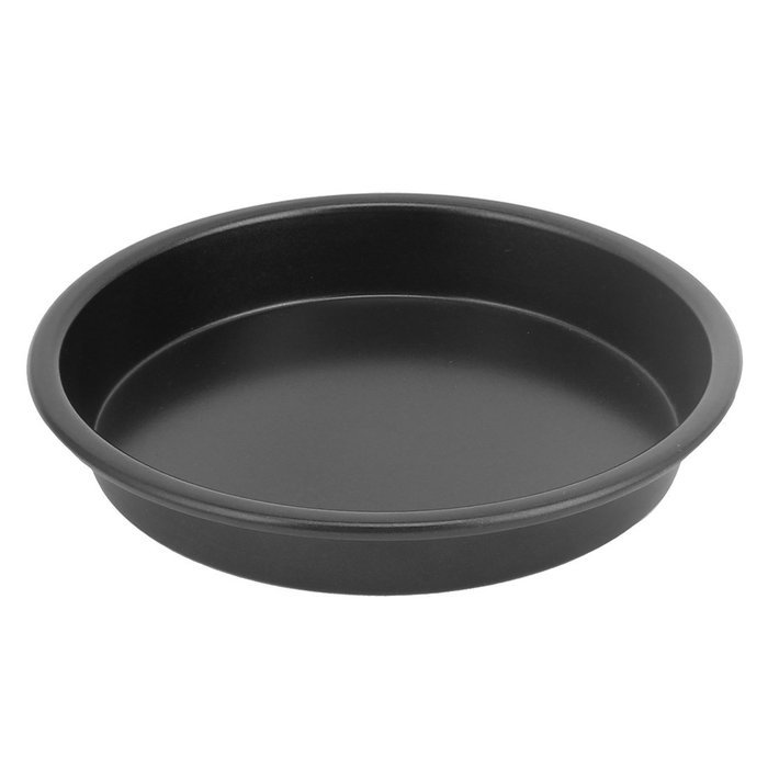 uxcell Metal Round Non Stick Home Kitchen Catering Baking Pan 6 Inch Black