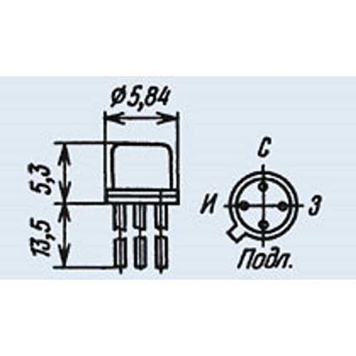 Transistors silicon KT117V USSR 5 pcs N2