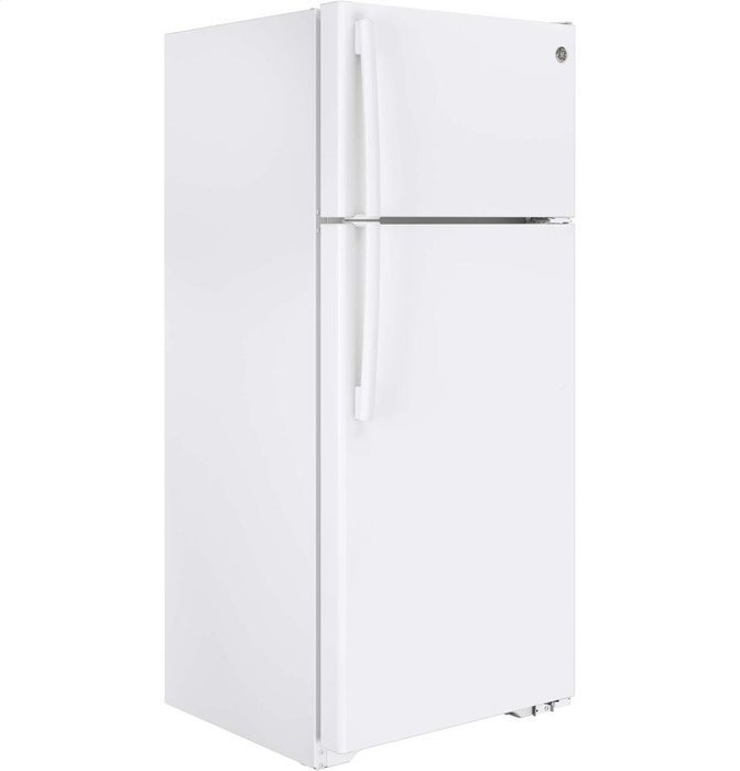 GE GTS18GTHWW 17.5 Cu. Ft. White Top Freezer Refrigerator N3