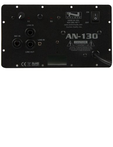 Anchor Audio, White Speaker Monitor w/ Wireless Receiver & Remote Control, AN-130U1RC+