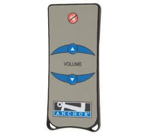 Anchor Audio, White Speaker Monitor w/ Wireless Receiver & Remote Control, AN-130U1RC+ N2
