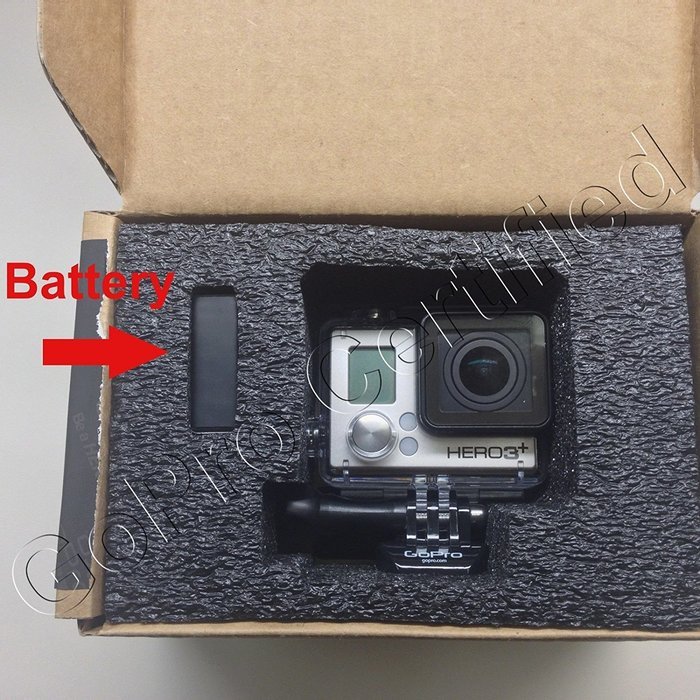 GoPro HERO3+: Silver Edition (Waterproof, Built-in WiFi, 10.0 MP photo, 1080P video)(Certified Refurbished) N8