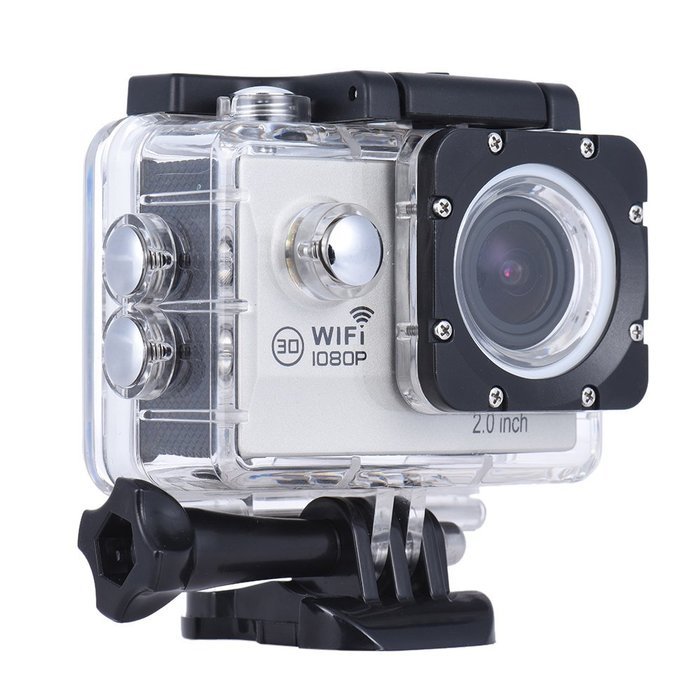Andoer Action Camera 1080P FHD 30fps 14MP Novatek NTK96655 Waterproof 30m WiFi 2.0" LCD 170 Degree Wide Angle... N12