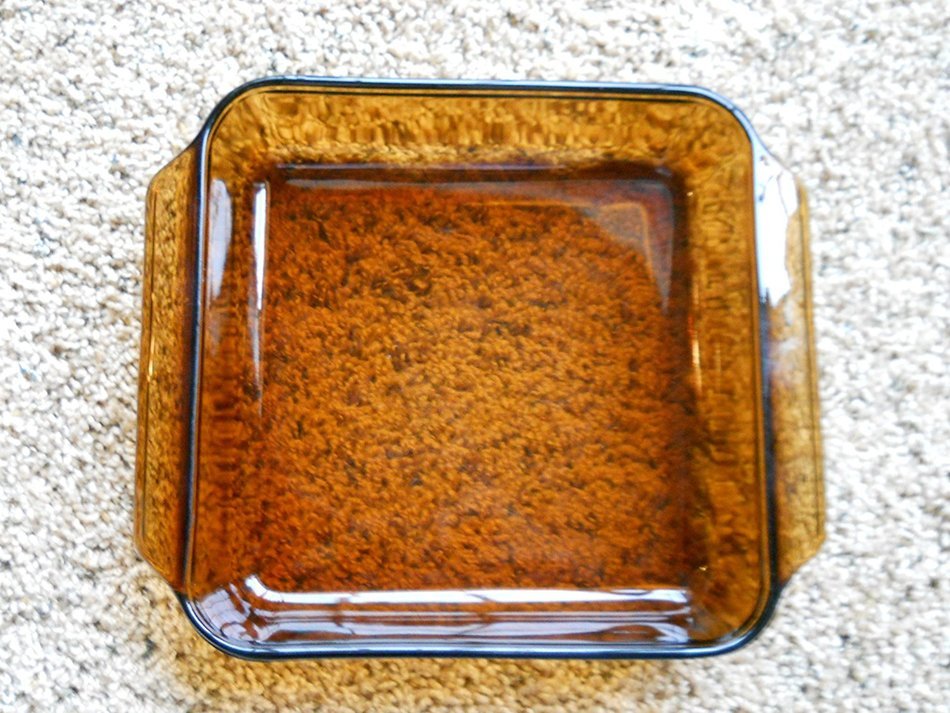Vintage Fire King 8" cake pan N2