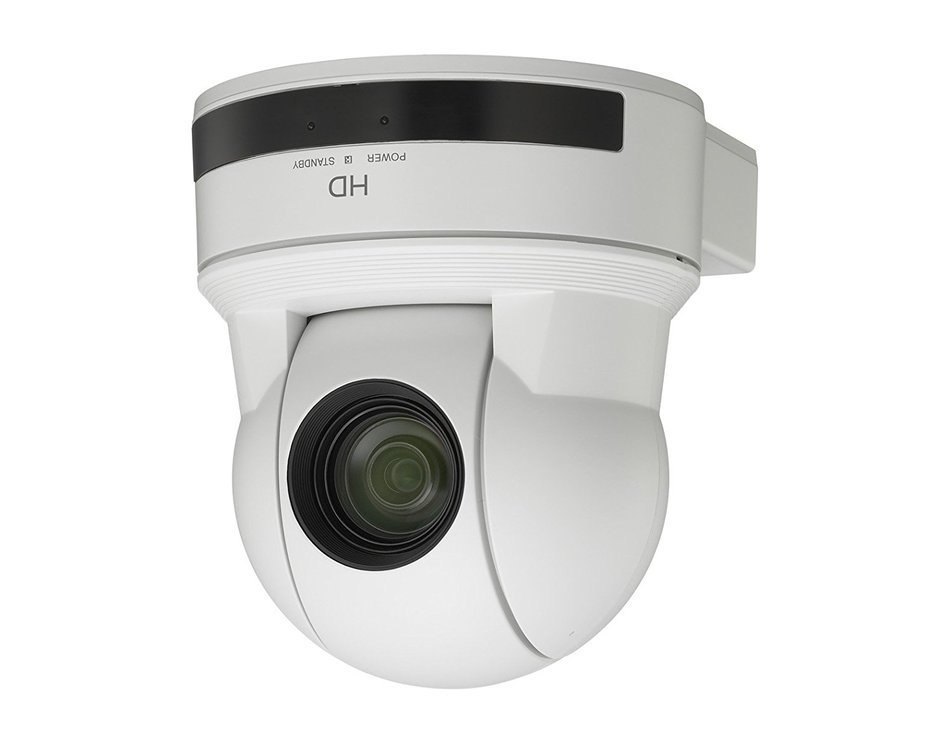 Sony EVI-H100S/W PTZ Camera with 20x Optical Zoom Video Camera (White)