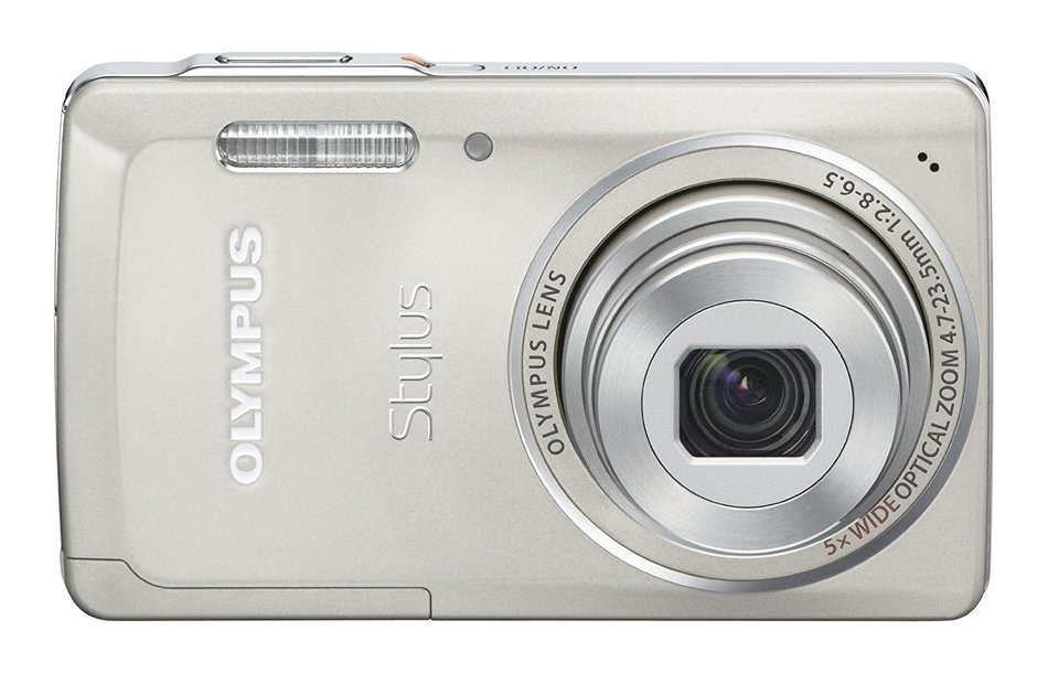 Olympus Stylus 5010 14 MP Digital Camera with 5x Wide Angle Dual Image Stabilized Zoom and 2.7-Inch LCD (Titanium... N2