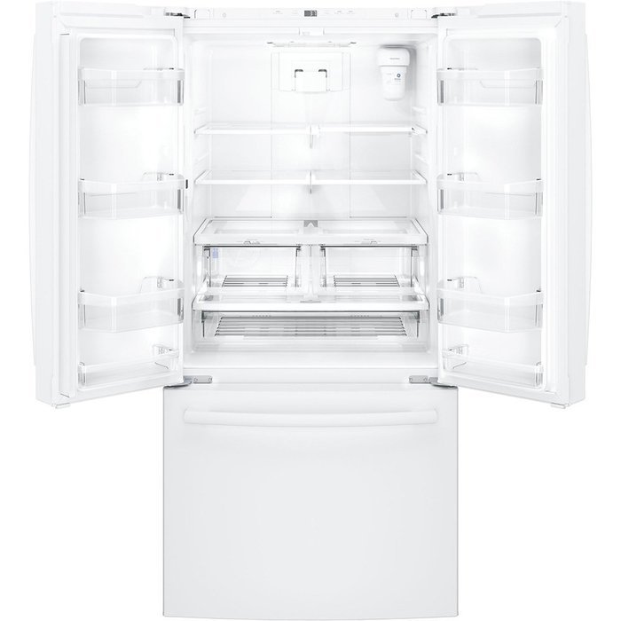 GE White French Door Refrigerator N3 free image download